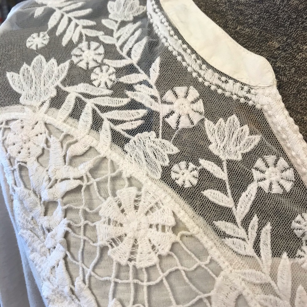 Lace henley